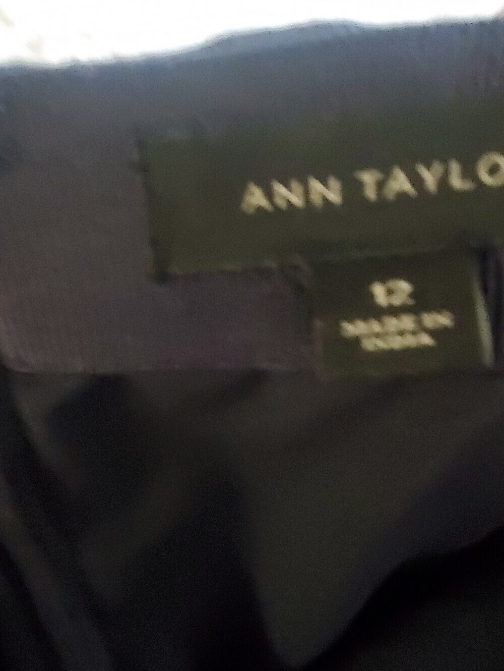 ANN TAYLOR MINI FLORAL SKIRT. 12. NAVY PINK.TABESTRY LOOK - Picture 6 of 9